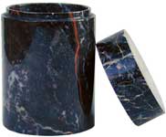 Galaxy marble box with lid open